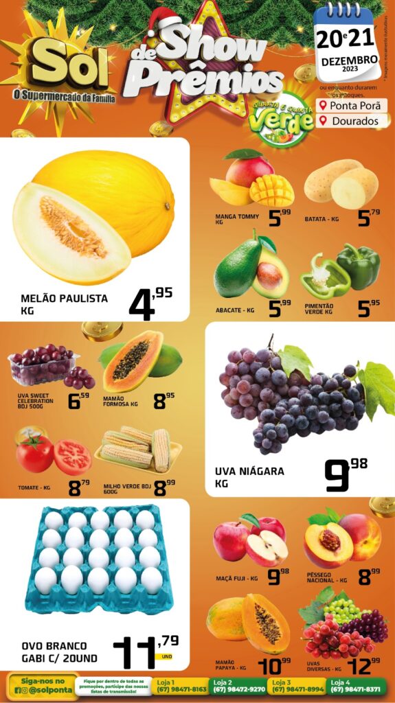 Supermercado Sol e as ofertas da quinta verde Supermercado Sol e as ofertas da quinta verde