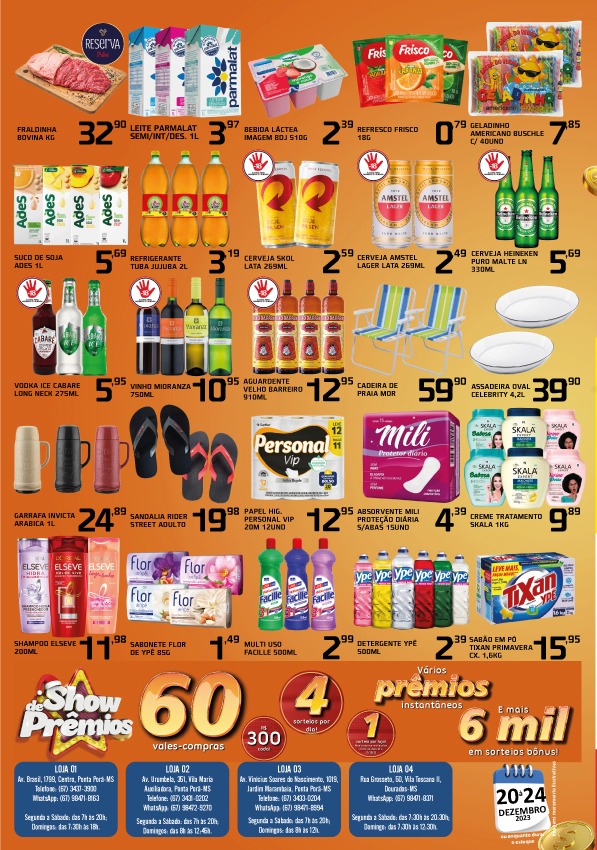 Supermercado Sol e as ofertas do show de prêmios
