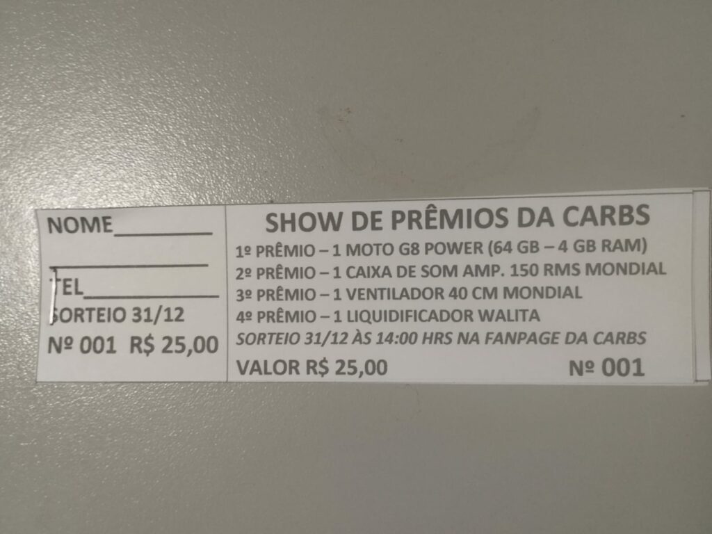 Ponta Porã: CARBS estará realizando Show de Prêmios e você pode ajudar Ponta Porã: CARBS estará realizando Show de Prêmios e você pode ajudar