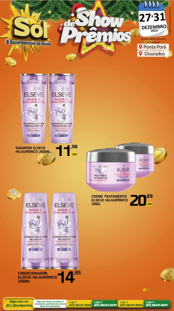Supermercado Sol e o show de prêmios