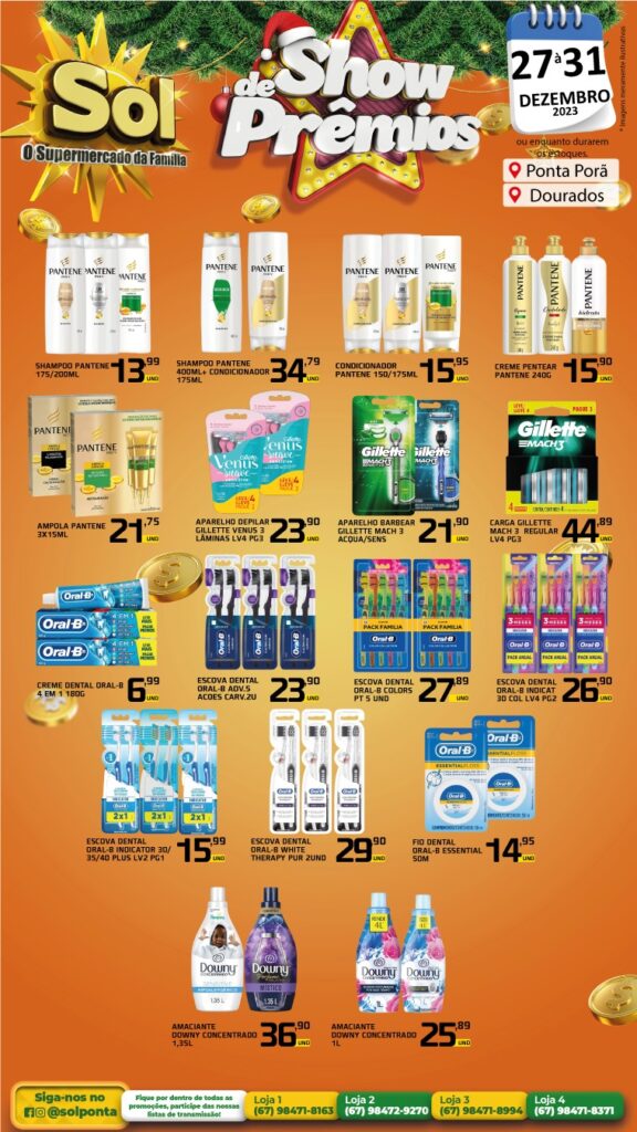 Supermercado Sol e o show de prêmios