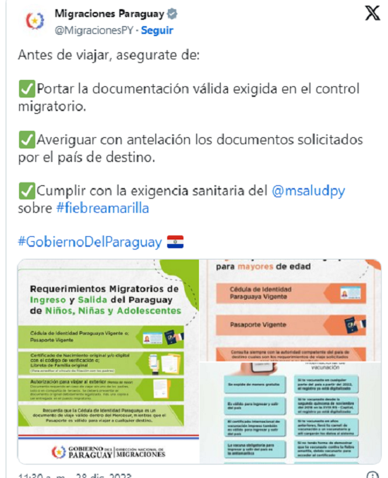 Periodo de vacaciones: ¿Qué documentos se necesitan para salir del país? Periodo de vacaciones: ¿Qué documentos se necesitan para salir del país?
