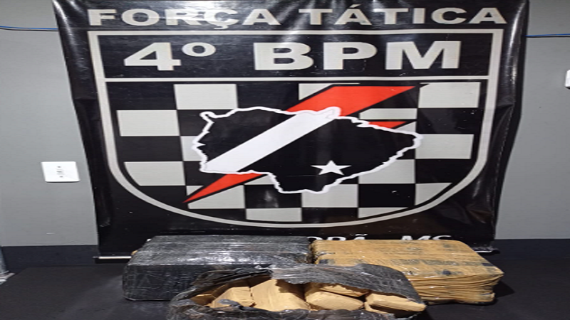 Ponta Porã: PM apreende 41,40 kg de maconha jogados na beira da rua