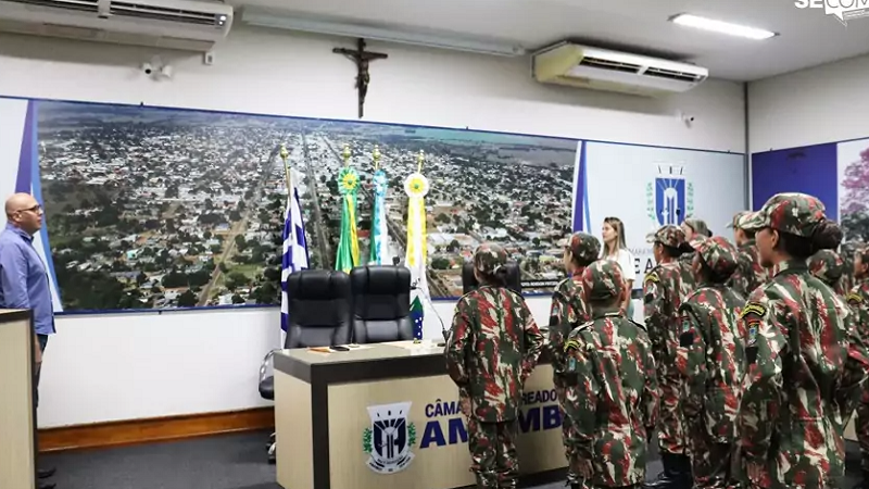 Amambai: Projeto Florestinha forma novos cabos em cerimônia militar