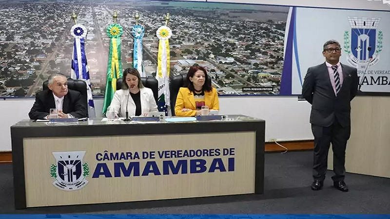 Jota Roberto assume cadeira no Legislativo de Amambai Jota Roberto assume cadeira no Legislativo de Amambai