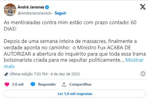 Fux aceita pedido da PGR e abre inquérito sobre rachadinha no gabinete de Janones Fux aceita pedido da PGR e abre inquérito sobre rachadinha no gabinete de Janones