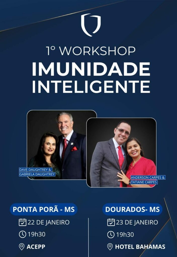Workshop Imunidade Inteligente acontece nessa segunda em Ponta Porã