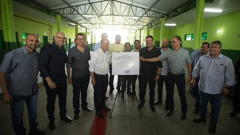 Governador em exercício entrega obras em Caarapó e autoriza ampliação da rede de saneamento Governador em exercício entrega obras em Caarapó e autoriza ampliação da rede de saneamento