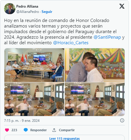 Comando de Honor Colorado aborda proyectos que impulsará el gobierno Comando de Honor Colorado aborda proyectos que impulsará el gobierno