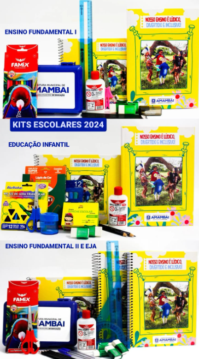 Prefeitura de Amambai garante 7.600 Kits escolares para o início do ano letivo de 2024 Prefeitura de Amambai garante 7.600 Kits escolares para o início do ano letivo de 2024