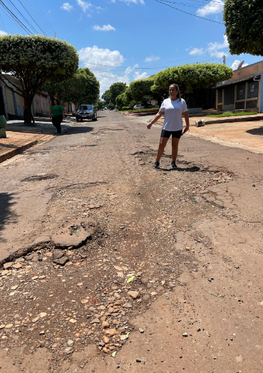 A pedido de Lia Nogueira, ruas do 4° Plano e Água Boa serão recapeadas A pedido de Lia Nogueira, ruas do 4° Plano e Água Boa serão recapeadas