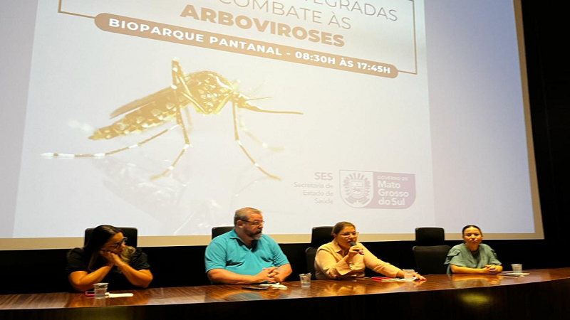 Autoridades em saúde pública de MS discutem avanços no trabalho contra dengue e demais arboviroses Autoridades em saúde pública de MS discutem avanços no trabalho contra dengue e demais arboviroses