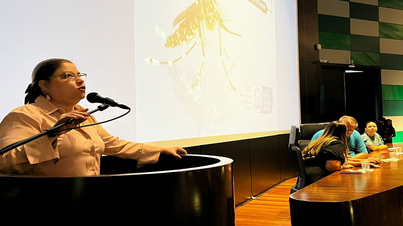 Autoridades em saúde pública de MS discutem avanços no trabalho contra dengue e demais arboviroses Autoridades em saúde pública de MS discutem avanços no trabalho contra dengue e demais arboviroses