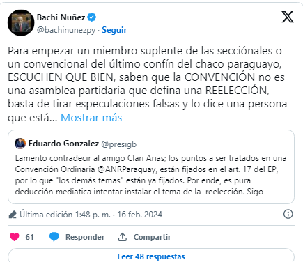 Colorados desentierran enmienda y lo tratarían en convención del Partido en marzo Colorados desentierran enmienda y lo tratarían en convención del Partido en marzo