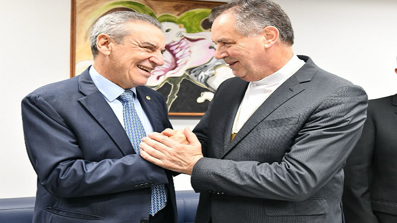 Por proposição de Paulo Corrêa, ALEMS homenageia cardeal Ángel Fernández Artime, décimo sucessor de Dom Bosco