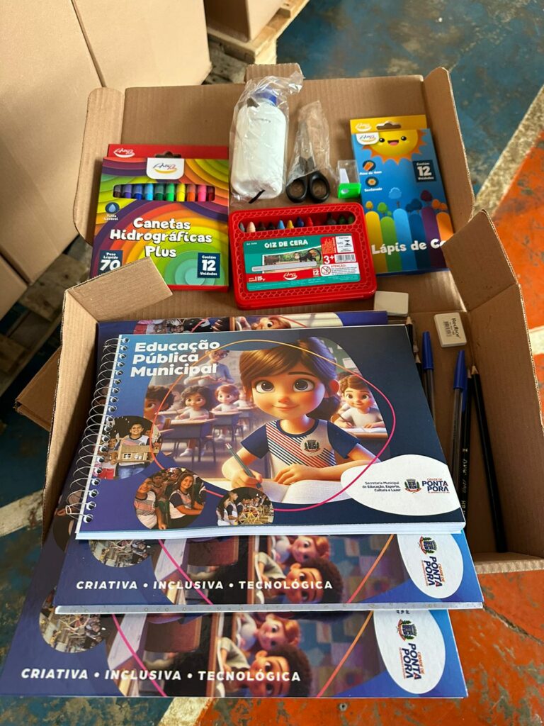 Ponta Porã: Secretaria de Educação recebe e começa distribuição dos kits escolares Ponta Porã: Secretaria de Educação recebe e começa distribuição dos kits escolares