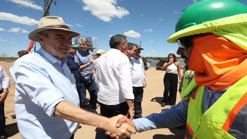 Paulo Corrêa vistoria ponte binacional e destaca oportunidades da Rota Bioceânica para MS Paulo Corrêa vistoria ponte binacional e destaca oportunidades da Rota Bioceânica para MS