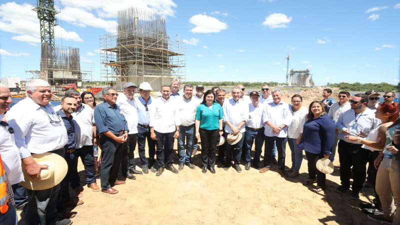 Paulo Corrêa vistoria ponte binacional e destaca oportunidades da Rota Bioceânica para MS Paulo Corrêa vistoria ponte binacional e destaca oportunidades da Rota Bioceânica para MS