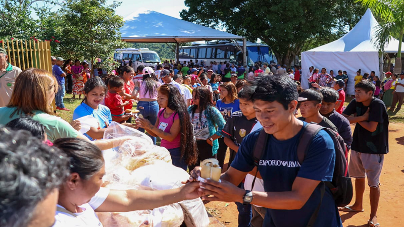 3º MS em Ação leva sorrisos, cidadania, justiça e direitos a indígenas de Paranhos