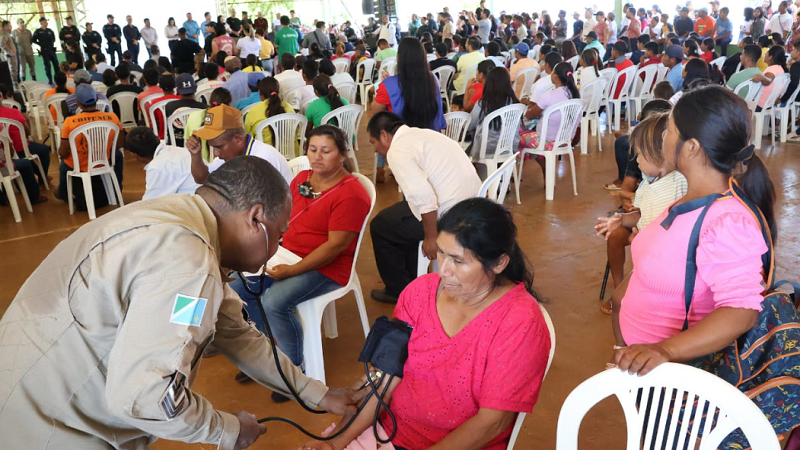 3º MS em Ação leva sorrisos, cidadania, justiça e direitos a indígenas de Paranhos