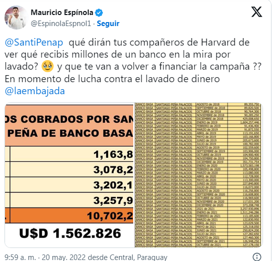 Abogada de secretario de Abdo queda en offside al tratar de defender filtración de su cliente Abogada de secretario de Abdo queda en offside al tratar de defender filtración de su cliente