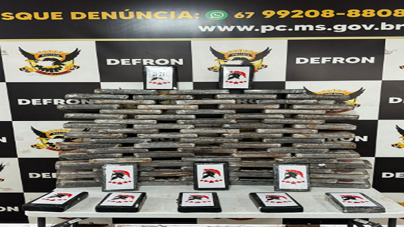 Amambai: PC por intermédio da DEFRON apreende quase 100 kg de cocaína Amambai: PC por intermédio da DEFRON apreende quase 100 kg de cocaína