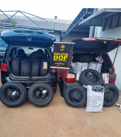 Ponta Porã: Policia apreende veículos com produtos ilegais Ponta Porã: Policia apreende veículos com produtos ilegais