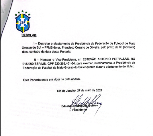 Clubes marcam assembleia para definir rumo da Federação de Futebol Clubes marcam assembleia para definir rumo da Federação de Futebol