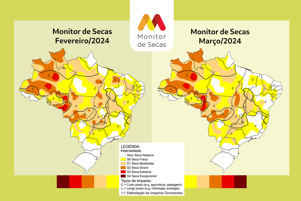 Seca se alastra e já atinge 82% do território de MS Seca se alastra e já atinge 82% do território de MS