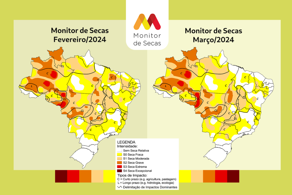 Seca se alastra e já atinge 82% do território de MS