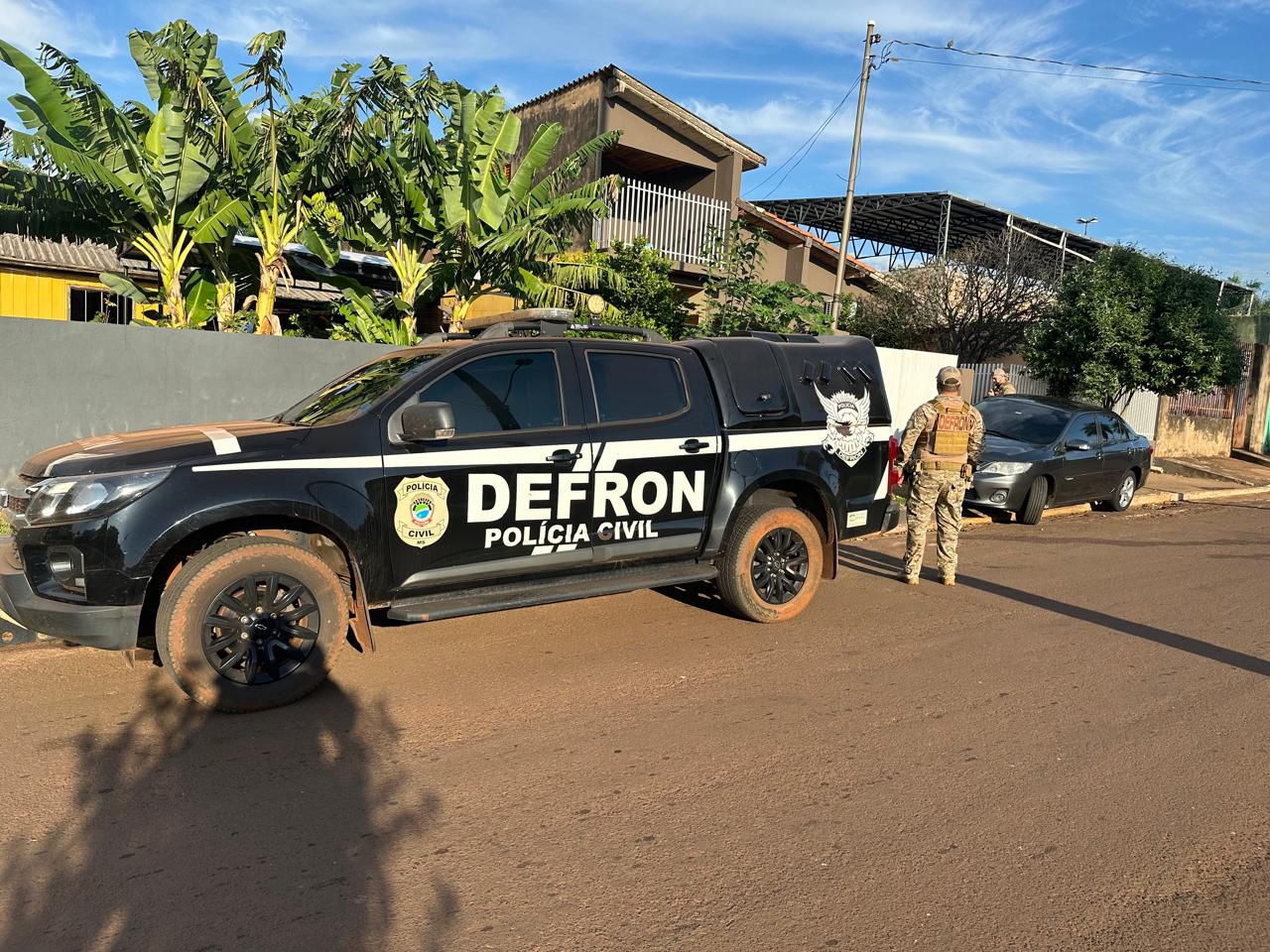 Defron prende foragido da justiça federal em Coronel Sapucaia