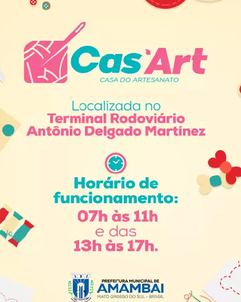 Amambai: Casa do Artesão contribui com divulgação e comercialização de produtos Amambai: Casa do Artesão contribui com divulgação e comercialização de produtos