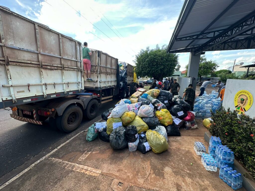 Primeira carreta com ajuda humanitária de Ponta Porã ao RS parte hoje