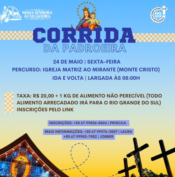 Amambai: Corrida da Padroeira acontece nesta sexta-feira (24) Amambai: Corrida da Padroeira acontece nesta sexta-feira (24)
