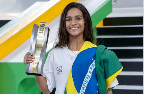 Rayssa Leal vence etapa da China do Pré-Olímpico de skate street Rayssa Leal vence etapa da China do Pré-Olímpico de skate street
