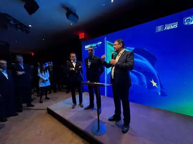 Em NY, Riedel destaca potencialidade da economia de MS Em NY, Riedel destaca potencialidade da economia de MS
