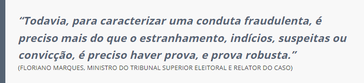 Por unanimidade, TSE absolve Moro e não cassa mandato do senador Por unanimidade, TSE absolve Moro e não cassa mandato do senador