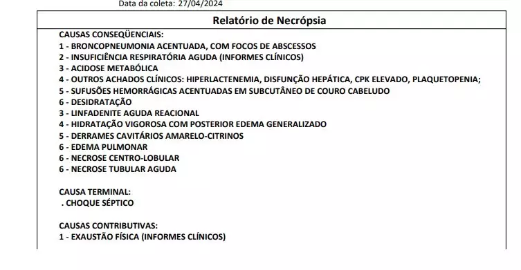 Com necropsia em mãos, família de soldado do Exército pedirá indenização à União Com necropsia em mãos, família de soldado do Exército pedirá indenização à União