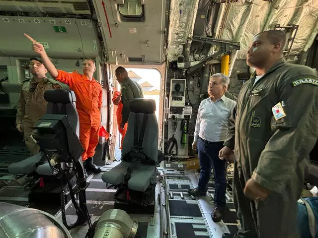Avião com 12 mil litros d'água chega com capacidade 4X maior que a usada em MS Avião com 12 mil litros d'água chega com capacidade 4X maior que a usada em MS