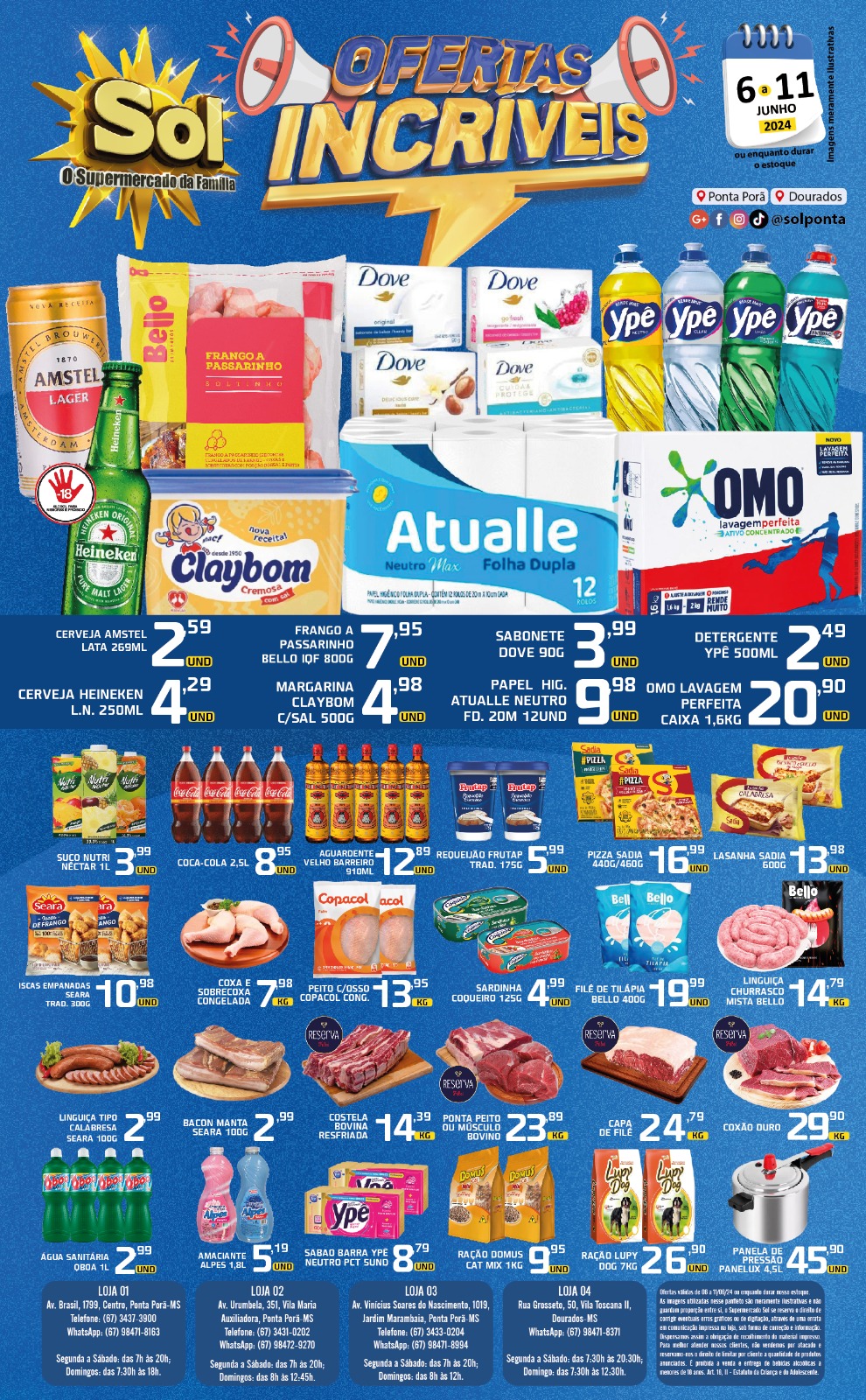 Ofertas Incríveis do Supermercado Sol