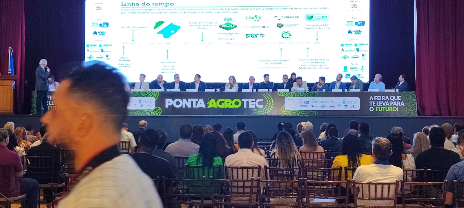 Carlos Bernardo participa da abertura da Ponta Agrotec em Ponta Porã