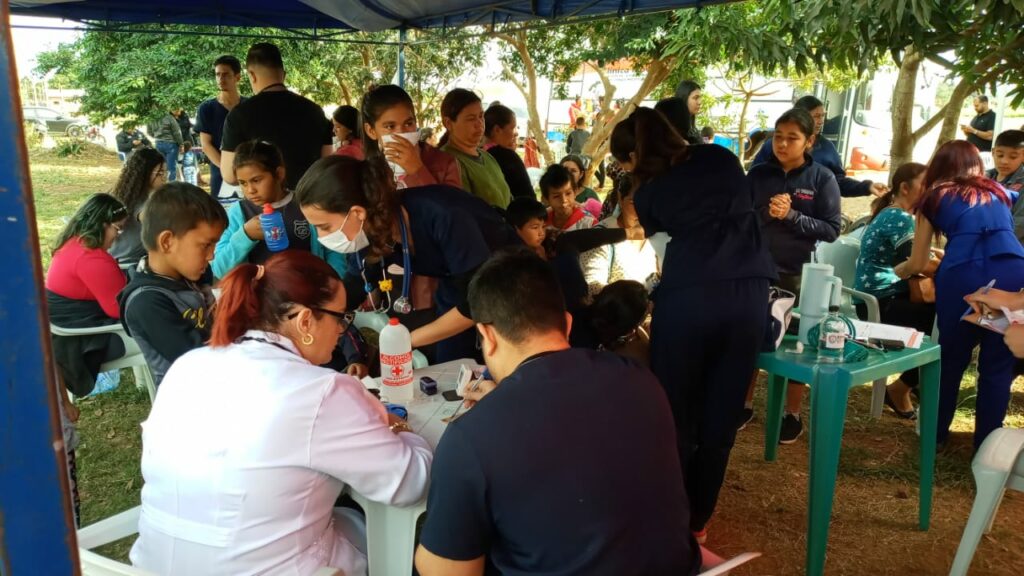 Projeto "UCP em Ação" realizou atendimento em bairro de Pedro Juan Caballero Projeto "UCP em Ação" realizou atendimento em bairro de Pedro Juan Caballero