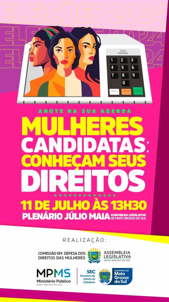 Agenda daALMS: Semana com evento a mulheres candidatas e solenidade aos nordestinos Agenda daALMS: Semana com evento a mulheres candidatas e solenidade aos nordestinos