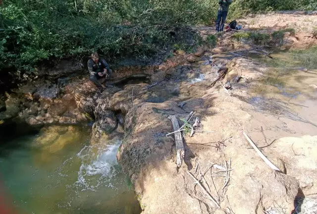 Rio da Prata sem uma gota de água, cenário é desolador Rio da Prata sem uma gota de água, cenário é desolador