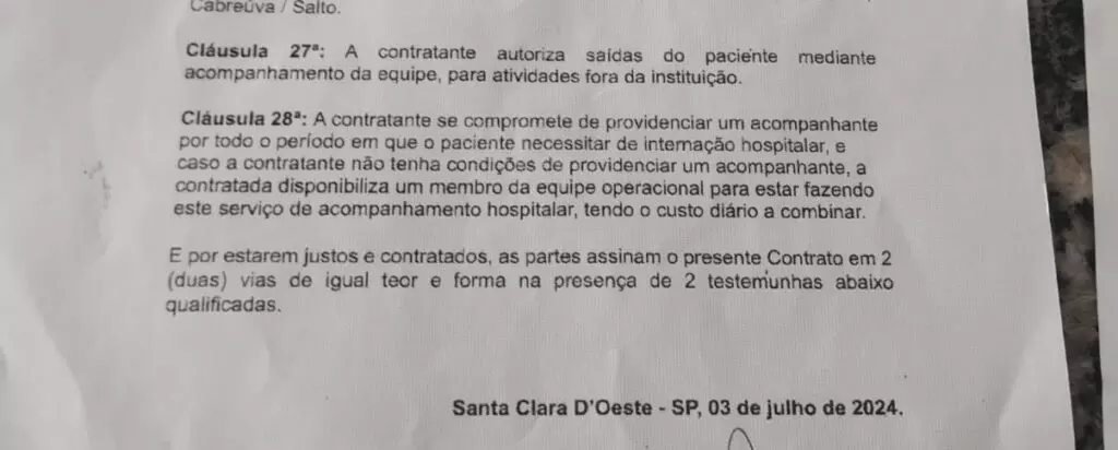 Família de paciente de Costa Rica denuncia clínica de reabilitação de São Paulo Família de paciente de Costa Rica denuncia clínica de reabilitação de São Paulo