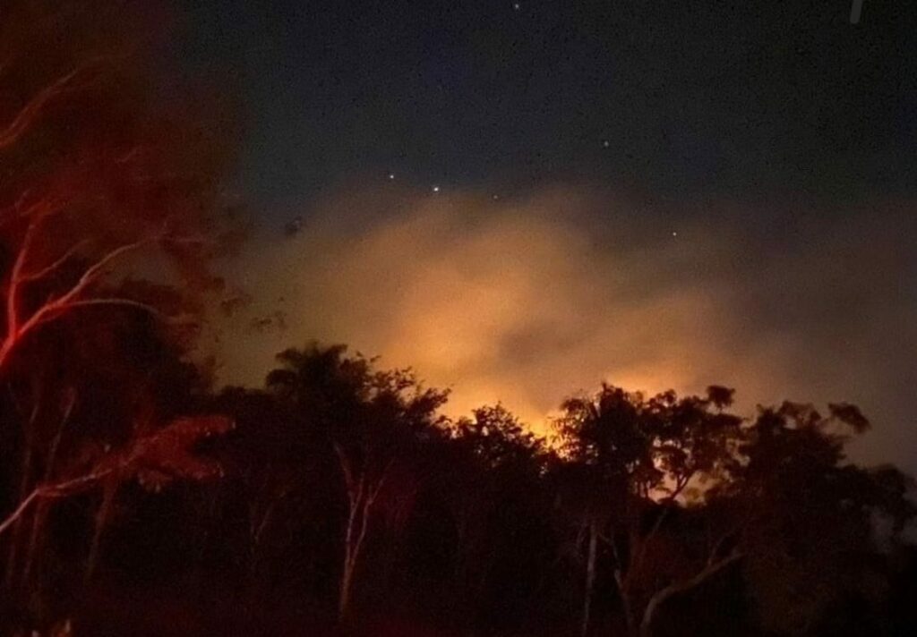 Incêndios no Parque Nacional Cerro Corá: Três Focos de Fogo Avistados na Região Incêndios no Parque Nacional Cerro Corá: Três Focos de Fogo Avistados na Região