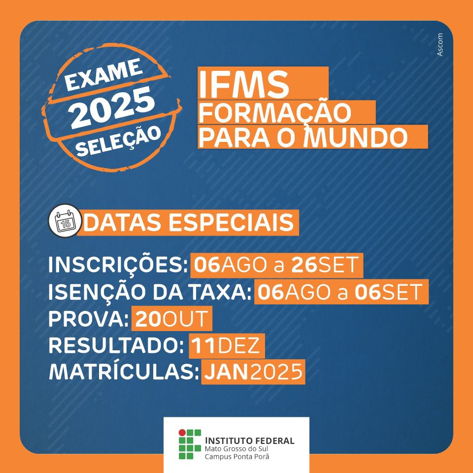 Aberto prazo de inscrição para cursos técnicos integrados Aberto prazo de inscrição para cursos técnicos integrados