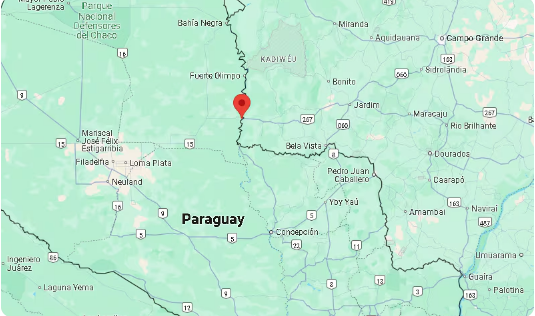 La imponente figura del puente Bioceánico ya recorta el horizonte del Chaco sobre el río Paraguay La imponente figura del puente Bioceánico ya recorta el horizonte del Chaco sobre el río Paraguay