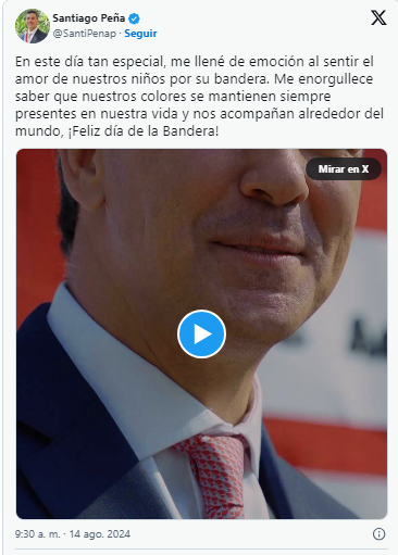 Peña rindió homenaje a la bandera paraguaya como símbolo de la identidad