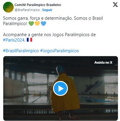 CPB lança campanha para fomentar torcida por atletas paralímpicos CPB lança campanha para fomentar torcida por atletas paralímpicos